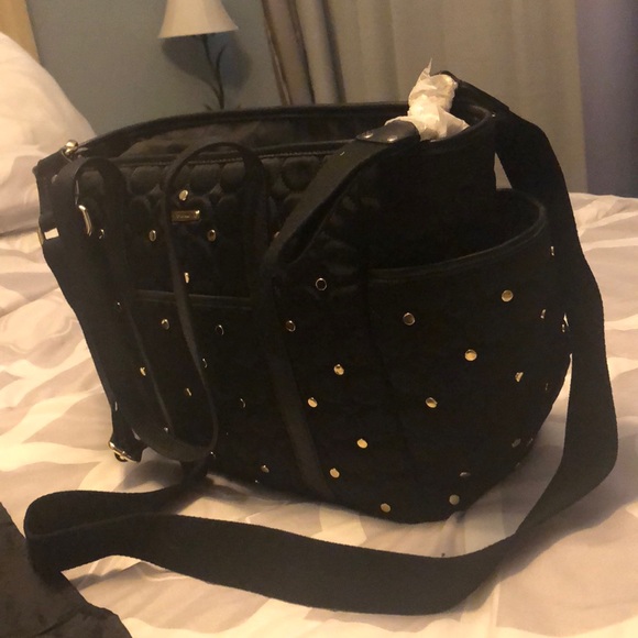 New Rebecca Minkoff Marissa black studded baby bag